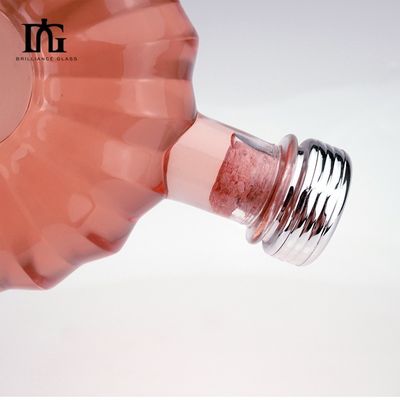 Persoonlijke heldere glas vodka fles 700 ml met gravure en warm stempelen