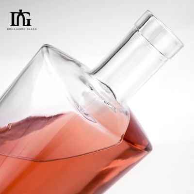 500 ml/750 ml glazen fles voor gedistilleerde dranken Basismateriaal Glasbeelddrukken Warmt stempelen