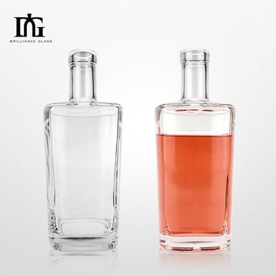 500 ml/750 ml glazen fles voor gedistilleerde dranken Basismateriaal Glasbeelddrukken Warmt stempelen