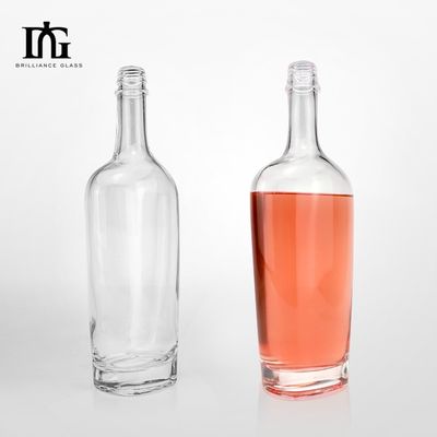 250 ml/500 ml/700 ml/750 ml Glass Vodka Whisky Gin flessen met schroefdeksel