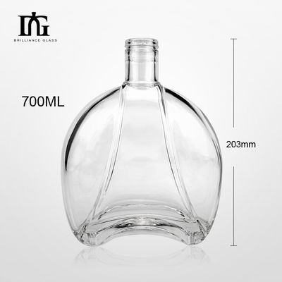 Leeg glasfles voor gedistilleerde dranken 700 ml