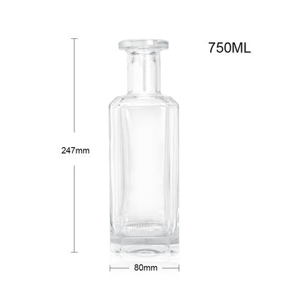 Pas uw identiteit aan met onze 500 ml glas brandy sap wijn drank fles.