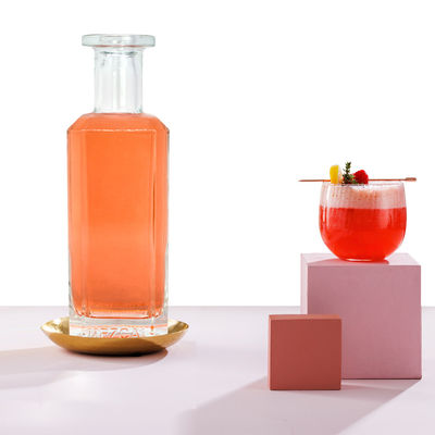 Pas uw identiteit aan met onze 500 ml glas brandy sap wijn drank fles.