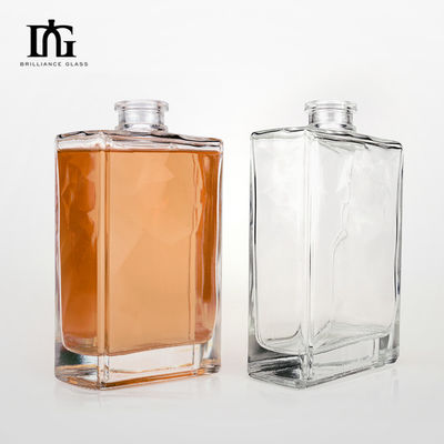 OEM/ODM Acceptabel 500 ml glazen whiskyfles met deksel
