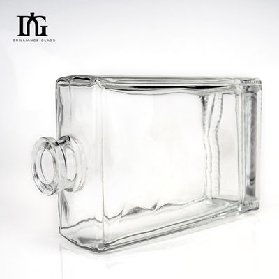OEM/ODM Acceptabel 500 ml glazen whiskyfles met deksel