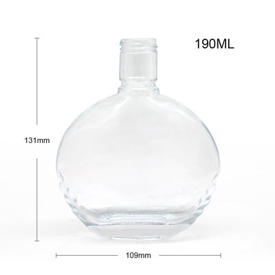 Persoonlijke glazen glasfles voor de Super Flint Gin Vodka Rum Whisky Brandy 750 ml