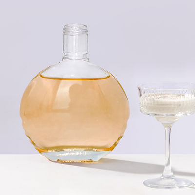 Persoonlijke glazen glasfles voor de Super Flint Gin Vodka Rum Whisky Brandy 750 ml