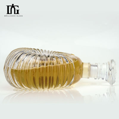 500 ml ronde glazen fles voor drank, brandy, vodka, whisky, gin en rum