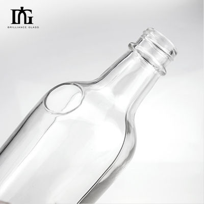 500 ml 700 ml 750 ml glazen fles voor wodka Whisky Gin Spirit Cap Type Cork Schroef beide