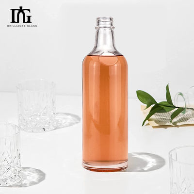 500 ml 700 ml 750 ml glazen fles voor wodka Whisky Gin Spirit Cap Type Cork Schroef beide