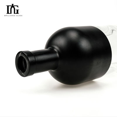 750 ml Custom Matte Zwarte Glas wijnfles Ideaal voor champagne en rode wijn verpakking