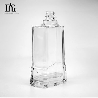 250 ml/500 ml/700 ml/750 ml vierkant whisky drank fles met kurk zware glasdikte bodem