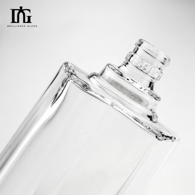 250 ml/500 ml/700 ml/750 ml vierkant whisky drank fles met kurk zware glasdikte bodem