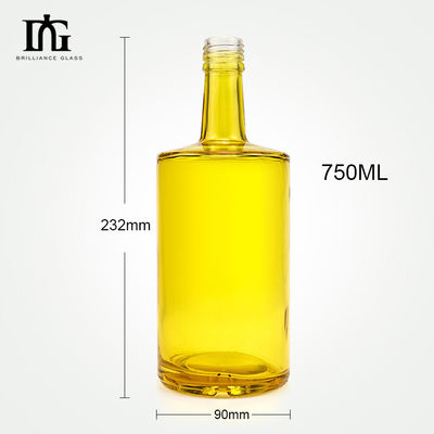 Glasfles Spirits Whiskey Vodka Fles met kurk 750 ml Eindglasvaten