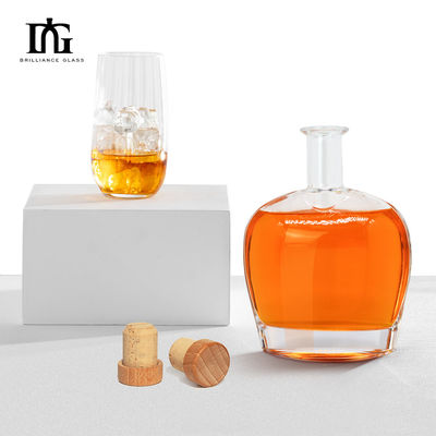 250 ml/500 ml/700 ml/750 ml capaciteit Glas drank flessen met op maat gedrukt