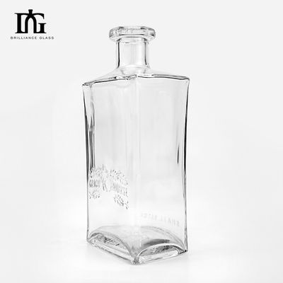OEM/ODM Acceptable Fancy 500ml Square Glass Liquor Bottle voor ijswijn