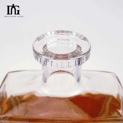 OEM/ODM Acceptable Fancy 500ml Square Glass Liquor Bottle voor ijswijn