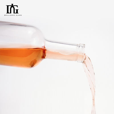 OEM/ODM Acceptabel 700 ml glazen drankjes drank flessen helder 500 ml 750 ml whisky fles
