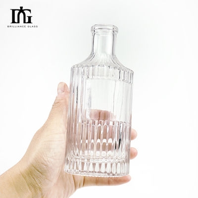 Leeg 300 ml glazen drankfles met afdichting CORK Acceptabel klant logo