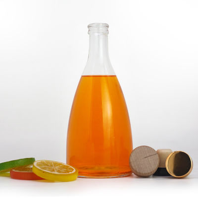 Glasflessen voor wodka, whisky, rum, gin, brandy, brandy, low MOQ 375 ml, 500 ml, 700 ml, 750 ml