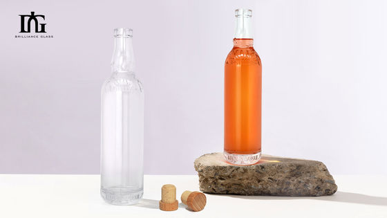 Op maat gemaakte 200 ml 500 ml 700 ml 750 ml 1000 ml drankglas Vodka Spirits fles voor OEM/ODM