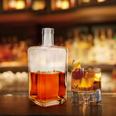 Leeg Brandy Rum Gin Whisky Vodka Glasfles 500 ml 700 ml 750 ml voor Liquor Verpakking