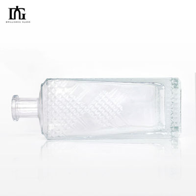 Afdichting Cork 700ml 375ml 500ml Glasfles voor Whisky Liquor Vierkante Vodka