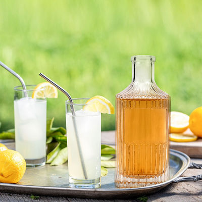 OEM/ODM Acceptabel Duidelijke 750 ml drankfles met spuitdruk