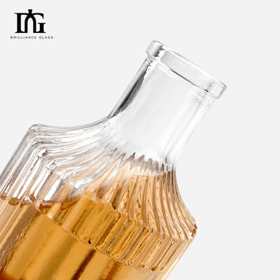 OEM/ODM Acceptabel Duidelijke 750 ml drankfles met spuitdruk