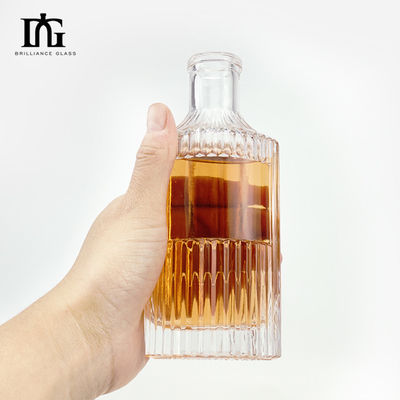 OEM/ODM Acceptabel Duidelijke 750 ml drankfles met spuitdruk