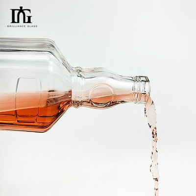 250 ml/500 ml/700 ml/750 ml industriële flintglasfles voor whisky Liquor Tequila