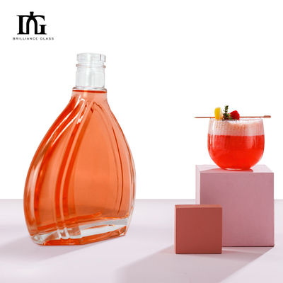 500 ml leeg glas drankfles voor rum whisky vodka gedistilleerde dranken halsband materiaal glas