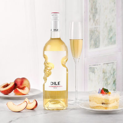 Mineraalwatermonster verstrekt 500 ml glazen drankfles met unieke vorm en kurkstop