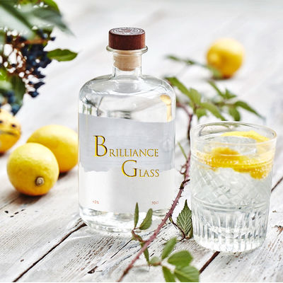 375 ml Transparante Ronde Leeg Super Flint Glas Liquor Wijn Whisky Vodka Tequila Fles