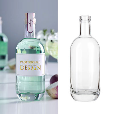 250 ml/500 ml/700 ml/750 ml flintglas flessen met een corksluiting