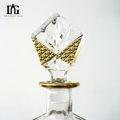 Crystal Whiskey Decanter Set met 2 ouderwetse whisky glazen