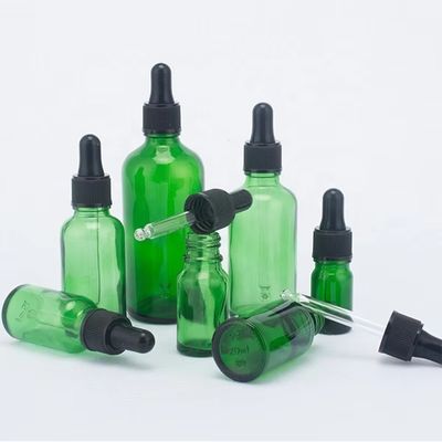 15 ml 50 ml huidverzorging Verpakking Essentiële olie dropper Glasfles voor olie aangepast logo