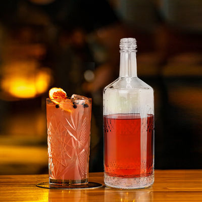 Glasfles met grote capaciteit 250 ml/500 ml/700 ml/750 ml voor thee