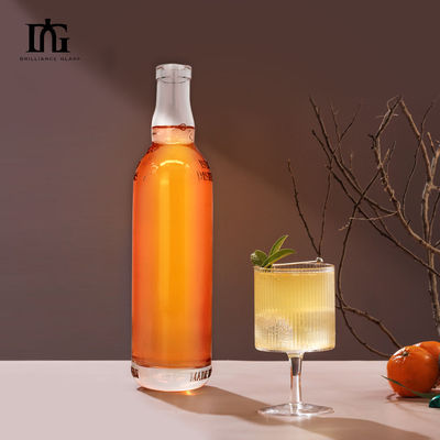 Lichaamsmateriaal Glas 750 ml 500 ml Whiskey Gin Whisky fles voor dranken en parfum