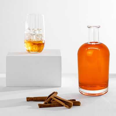 TJ028 750 ml Super Flint Doorzichtige Vodka Alcohol Liquor Glasfles