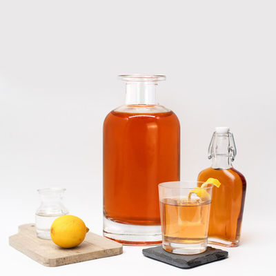 700 ml 750 ml op maat gemaakt glas voor Vodka Whisky Rum Gin Liquor Flessen