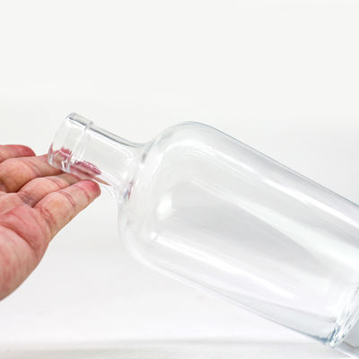 500 ml 750 ml helder herbruikbaar miniatuur drankfles met glazen lichaam