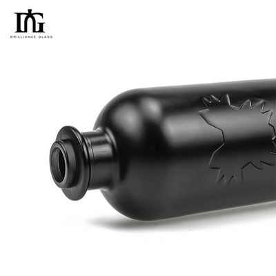 Aanvaardbaar klantlogo Hoog glas drankfles voor wodka gin tequila brandy
