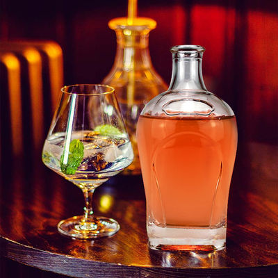 080 Liquor en dranken Glasfles met kurkverzegeling 500 ml/700 ml/750 ml