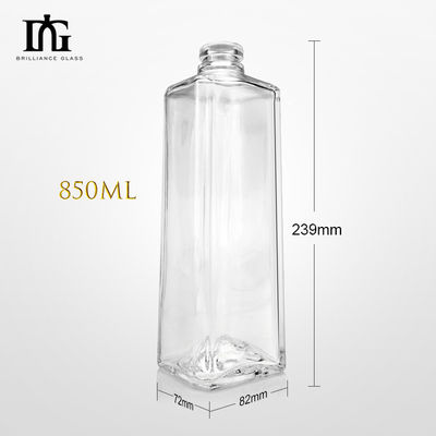 500 ml ronde glazen flessen voor gegraveerde tequila whisky gin rum brandy vodka oppervlak