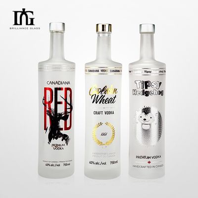 500 ml 700 ml 750 ml 1000 ml glazen fles Tequila Vodka Whiskey fles Basis materiaal Glas