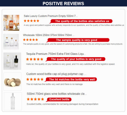 500 ml 700 ml 750 ml 1000 ml glazen fles Tequila Vodka Whiskey fles Basis materiaal Glas