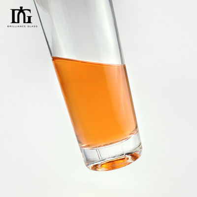 700 ml heldere hoge glazen fles voor drank Whisky Tequila Xo Spirits Vodka Gin Rum Brandy