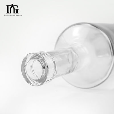 700 ml heldere hoge glazen fles voor drank Whisky Tequila Xo Spirits Vodka Gin Rum Brandy