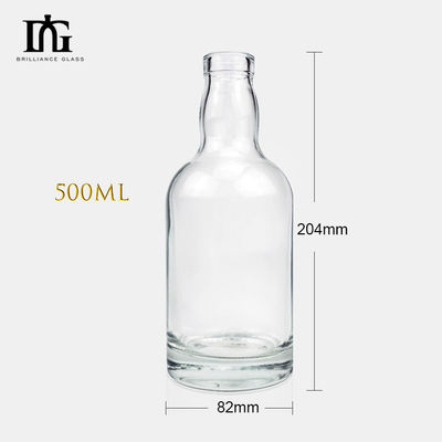 Leeg glasfles voor drank Vodka Gin 330ml 500ml 700ml 750ml